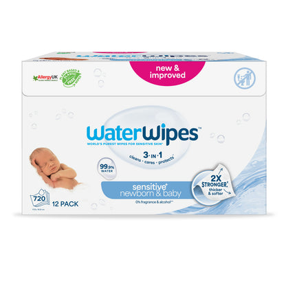 Confezione WaterWipes BIO Salviette per neonati 720 pezzi
