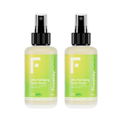 Pakket van 2x Freshly Purifying Facial Toner Limoen 150 ml