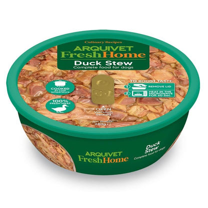 Arquivet Fresh Home Duck Stew Natvoer voor honden met eend 280 g