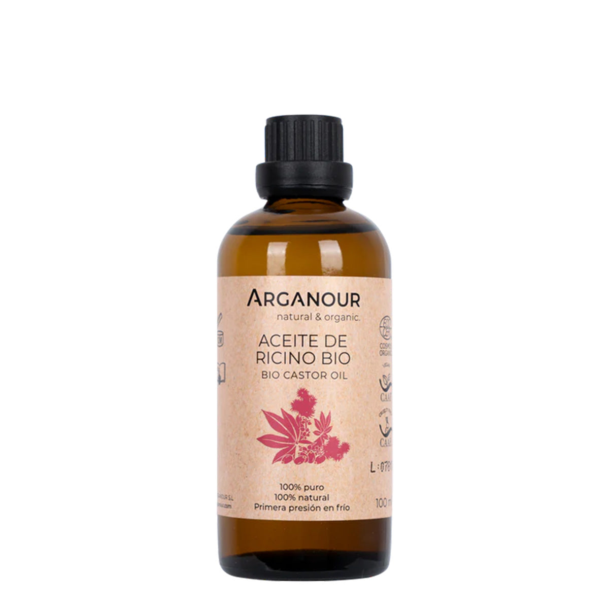 Olio di ricino biologico Arganour 100 ml