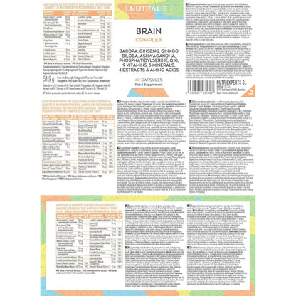 Nutralie Brain Complex Noötropicum voor mentale alertheid 60 capsules