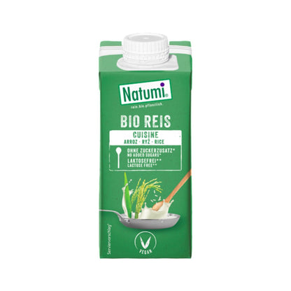 Confezione x3 Crema da cucina di riso liquida Bio Natumi 200 ml