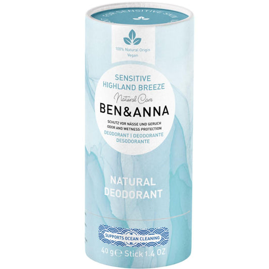 Deodorant Sensitive Brisa de las tierras altas Ben&Anna 40 g