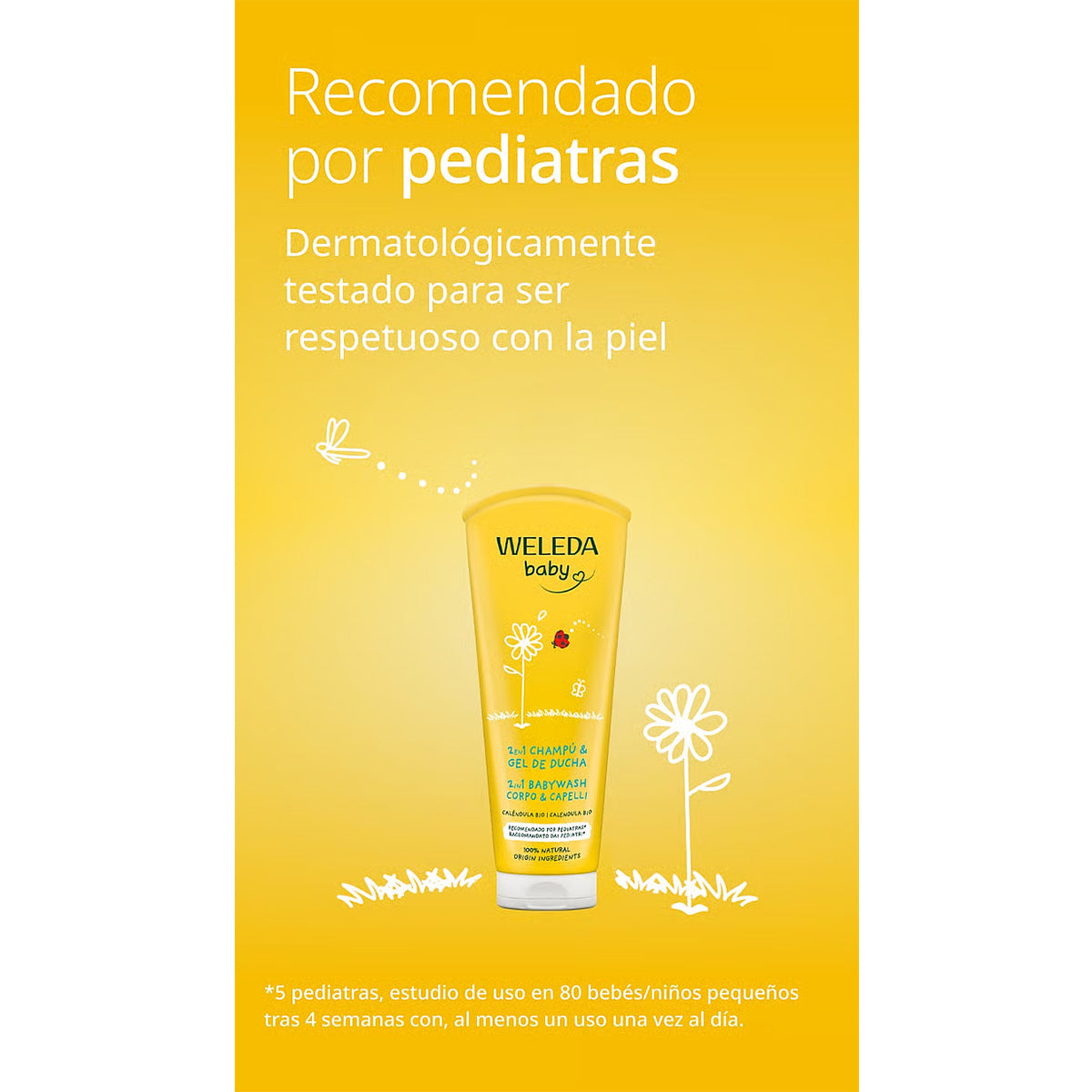 Weleda Calendula Baby Shampoo and Shower Gel 200 ml
