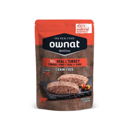 Ownat Wetline Grain Free mit Rind und Truthahn für Katzen 85 g