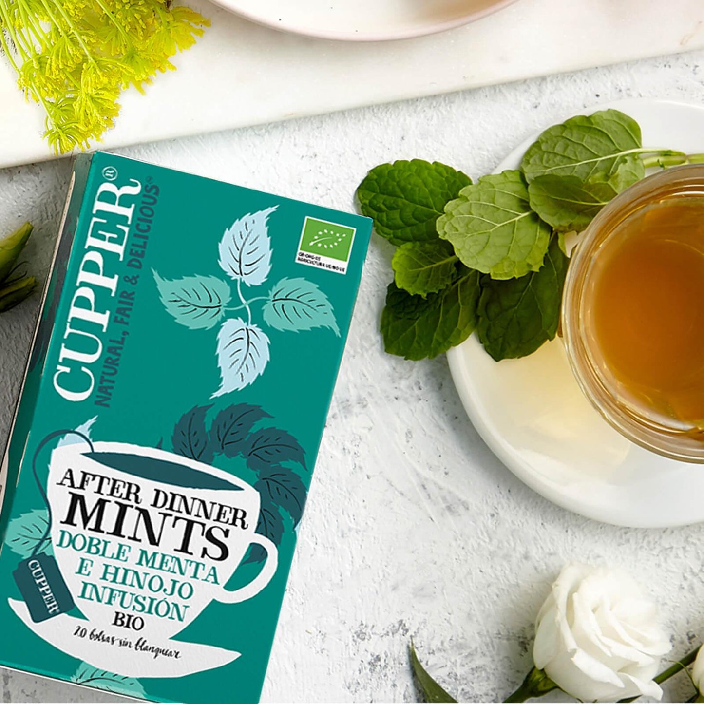 Kruidenthee voor na het eten Bio Cupper 20 zakjes