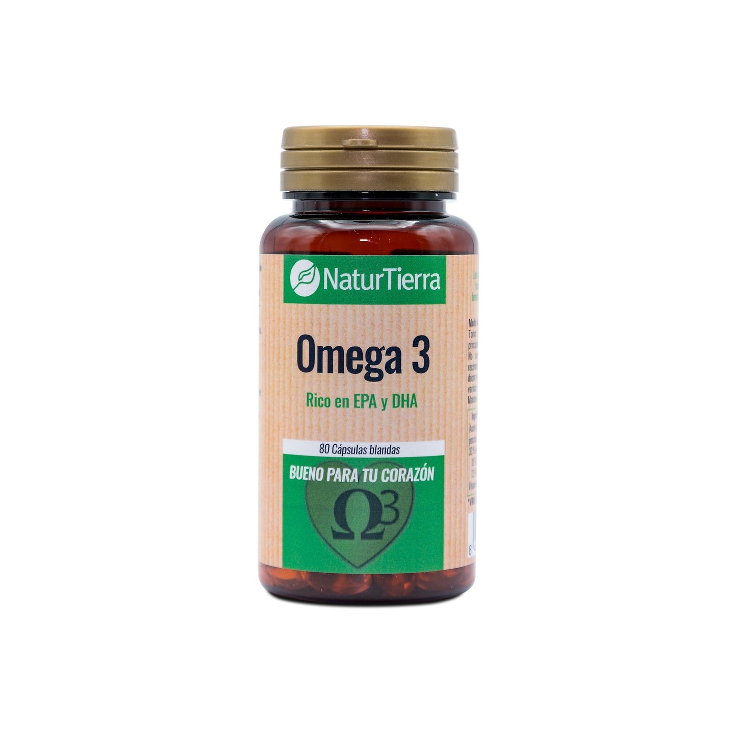Omega 3, 80 soft capsules. NaturTierra