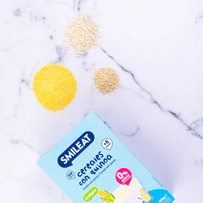 Zestaw 2x bezglutenowa papka zbożowa z komosą ryżową Eco Smileat, 200 g