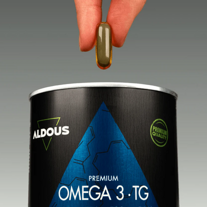 Omega 3 Premium Capsules 1000 mg EPA and 500 mg DHA Aldous Bio 150 Capsules