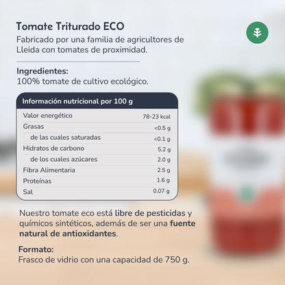 Zerkleinerte Tomate ECO Planeta Huerto 670 g