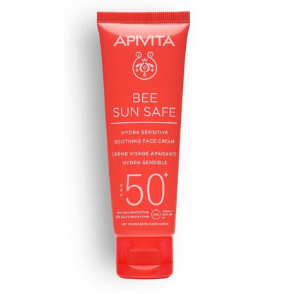 Verzachtende zonnecrème Hydra Sensitive SPF50 Apivita 50 ml