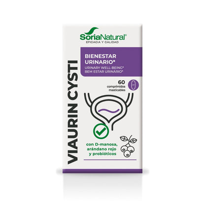 Viaurin Cysti Urinewegwelzijn, Soria Natural, 60 tabletten