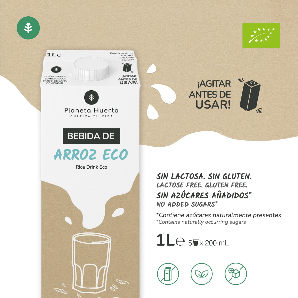 Planet Orchard Eco Rice Drink 1L