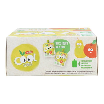 Pack of 4 Apple and Pear Cool Fruits Vitabio Pouches 90 g