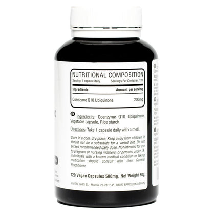 Coenzyme Q10 200 mg 120 vegan capsules Hivital