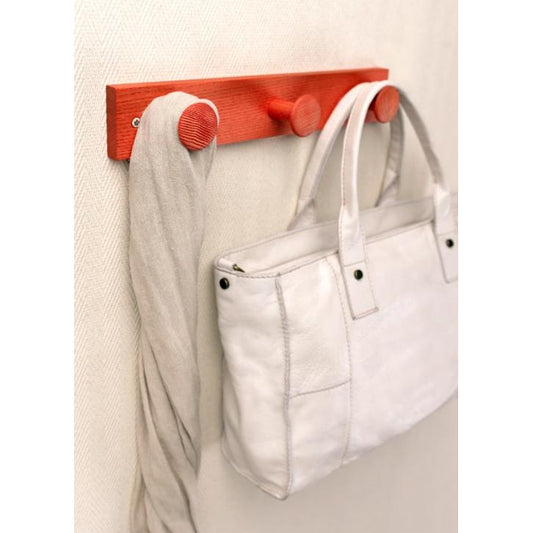 Essenhanger 3 knoppen met textuur Lila