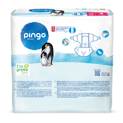 Pieluchy T4 (8-14 kg) Pingo 40 szt.