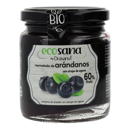 Marmellata extra di mirtilli senza zucchero BIO Ecosana 260 g