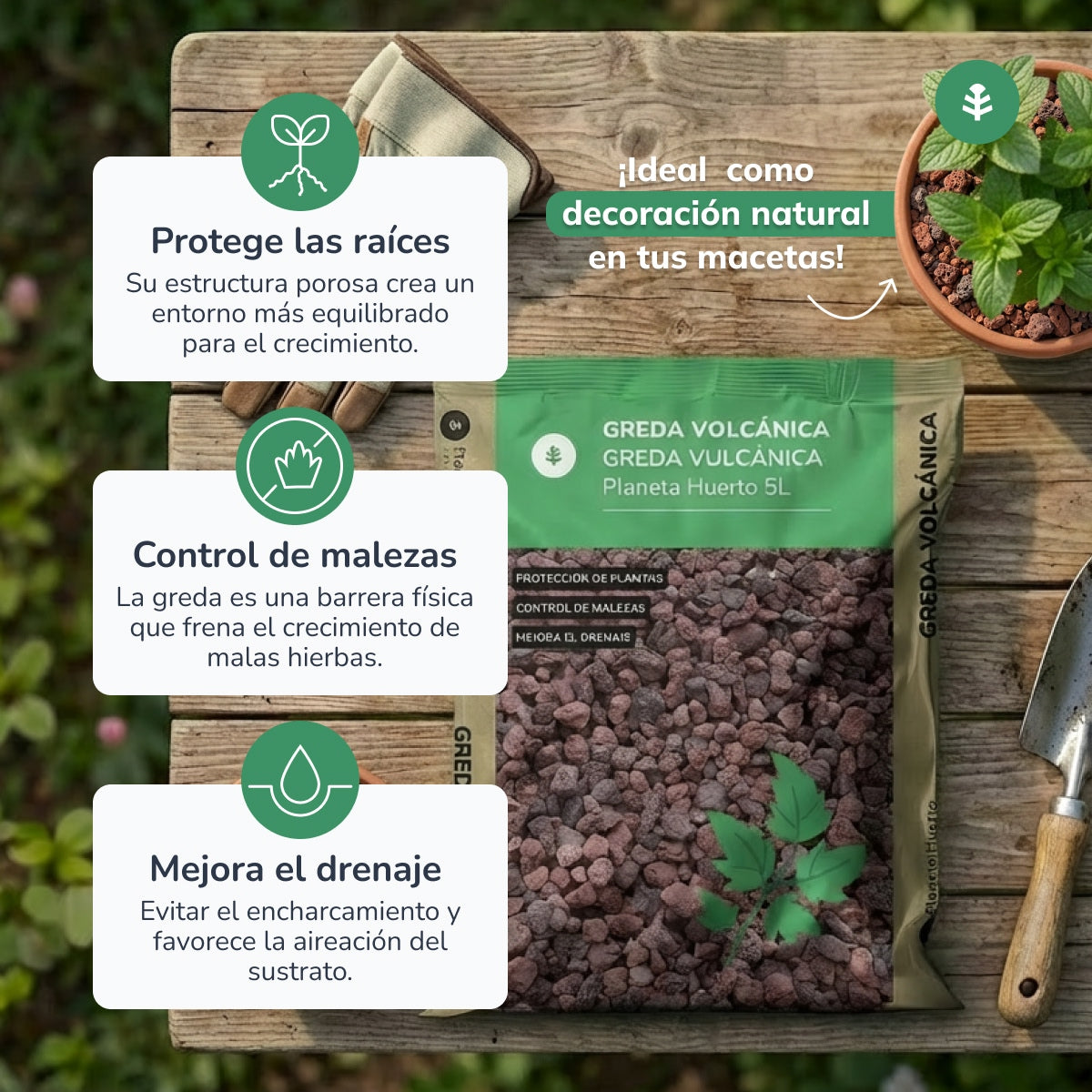 Smar wulkaniczny Planeta Huerto 5 litrów