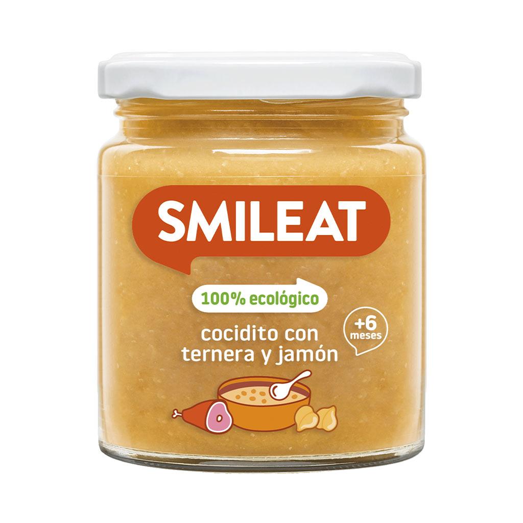 Pakket biologische vlees- en vispotjes Smileat 4 stuks van 230 g