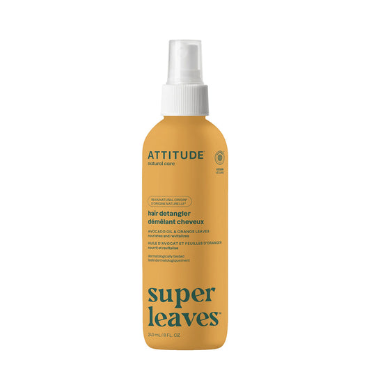 Super leaves Démêlant capillaire Nourrit et revitalise Feuilles d'oranger Attitude 240 ml