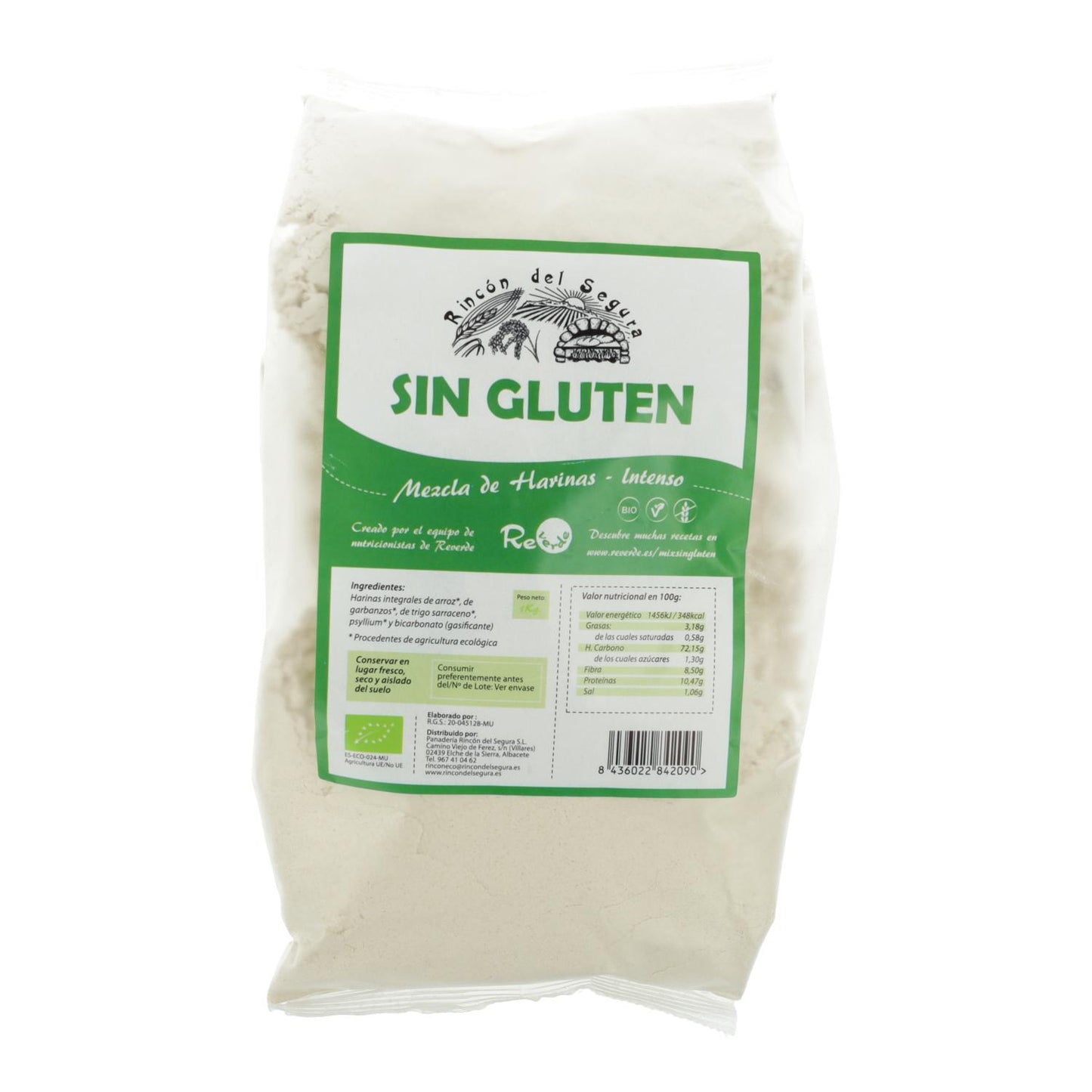 Mix van intense glutenvrije biologische meelsoorten 1 kg