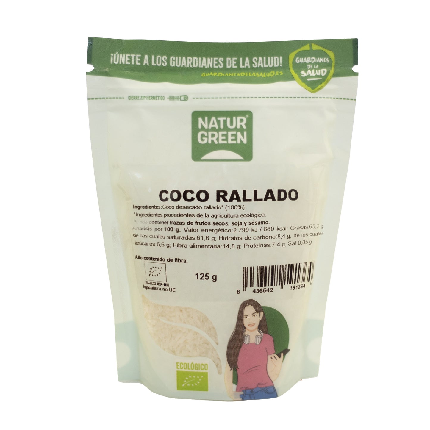 Noix de coco râpée bio Naturgreen 125 g