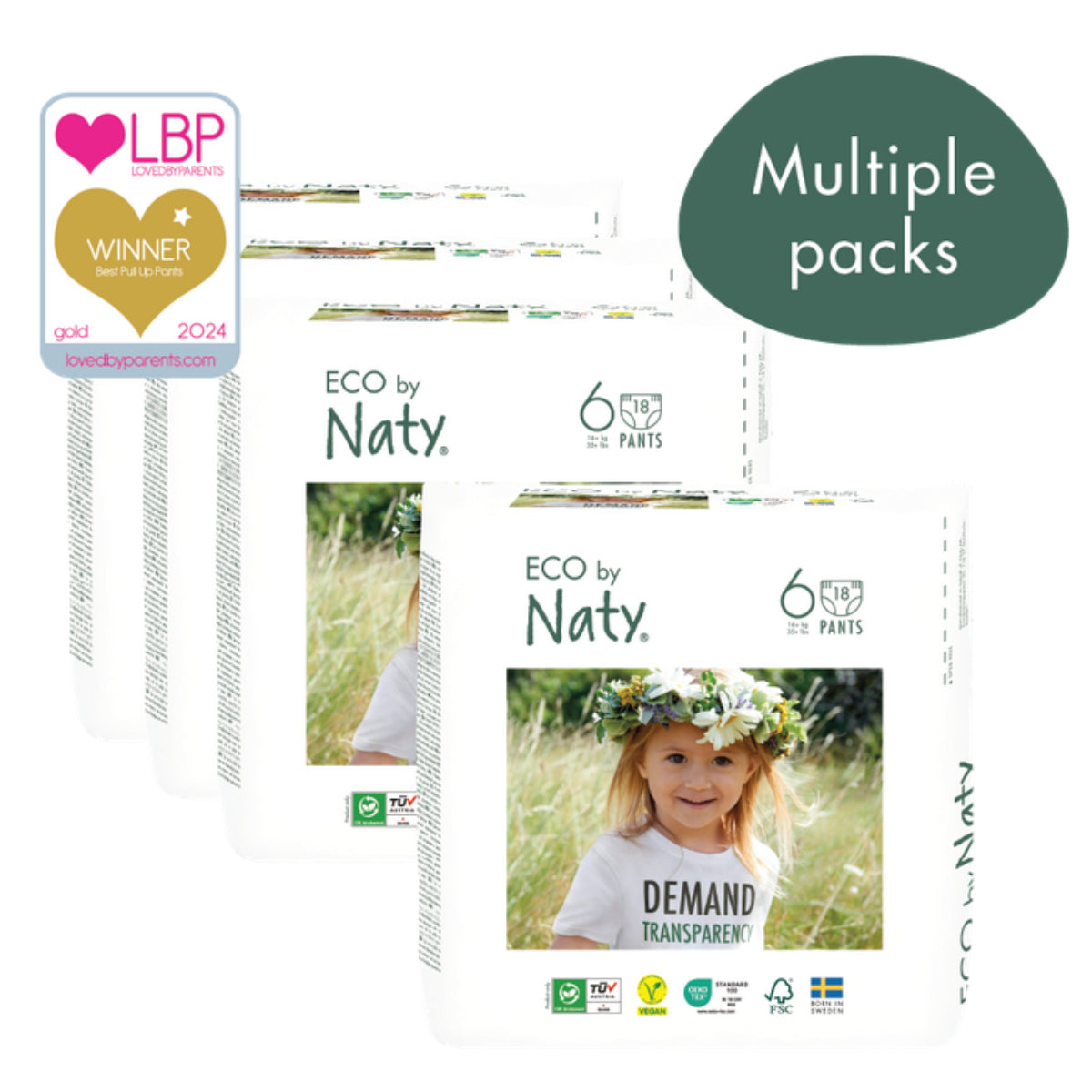 Naty Nappy Pack No. 6 16+ kg 36 units