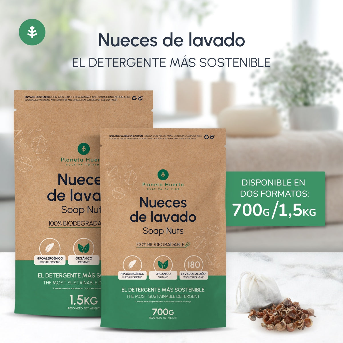 Planeta Huerto Washed Walnuts 1,5 kg