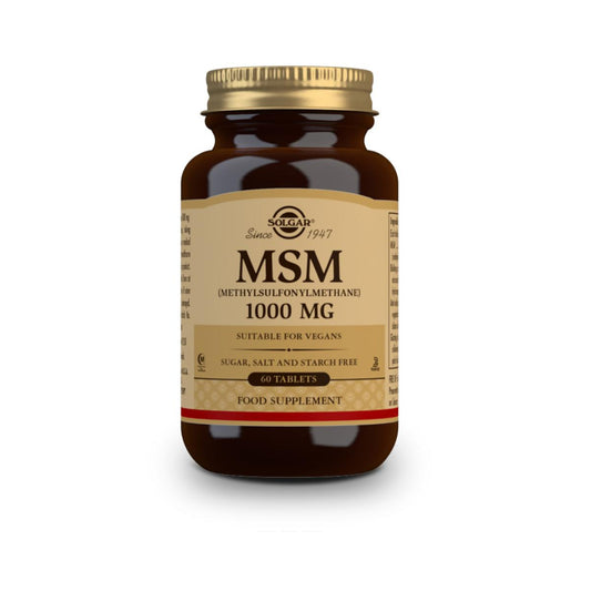 MSM (metyldisulfonylmetan), 60 tabletter à 1000 mg
