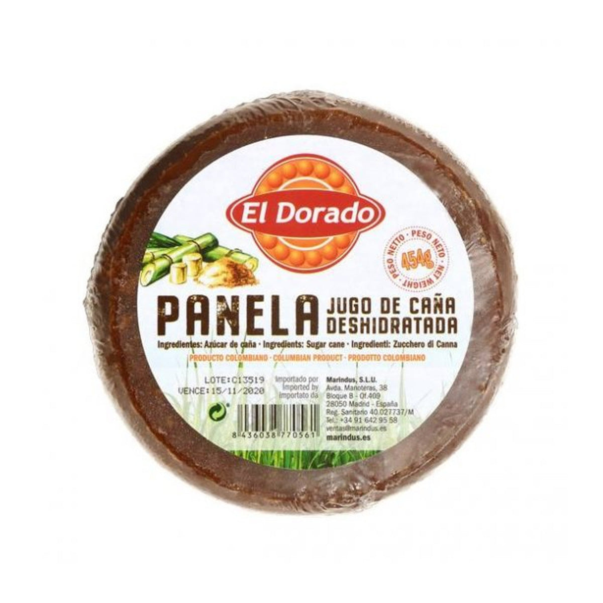 El Dorado Fractionated Panela 454 g