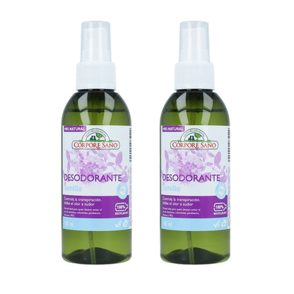 Confezione da 2 deodoranti al timo Corpore Sano 150 ml