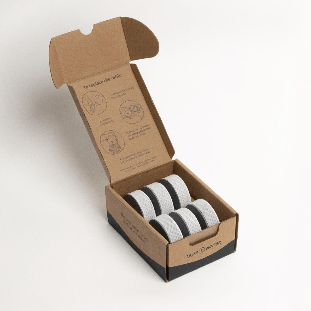 6 x EcoPro Compact Tappwater filterpatronen