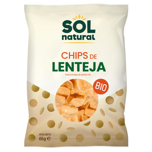 Chips di lenticchie biologiche Sol Natural 65 g