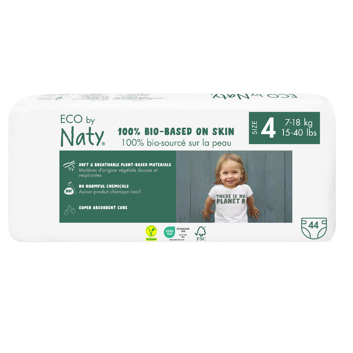 Blöjor nr 4+ Naty 9-20 kg, 42 st