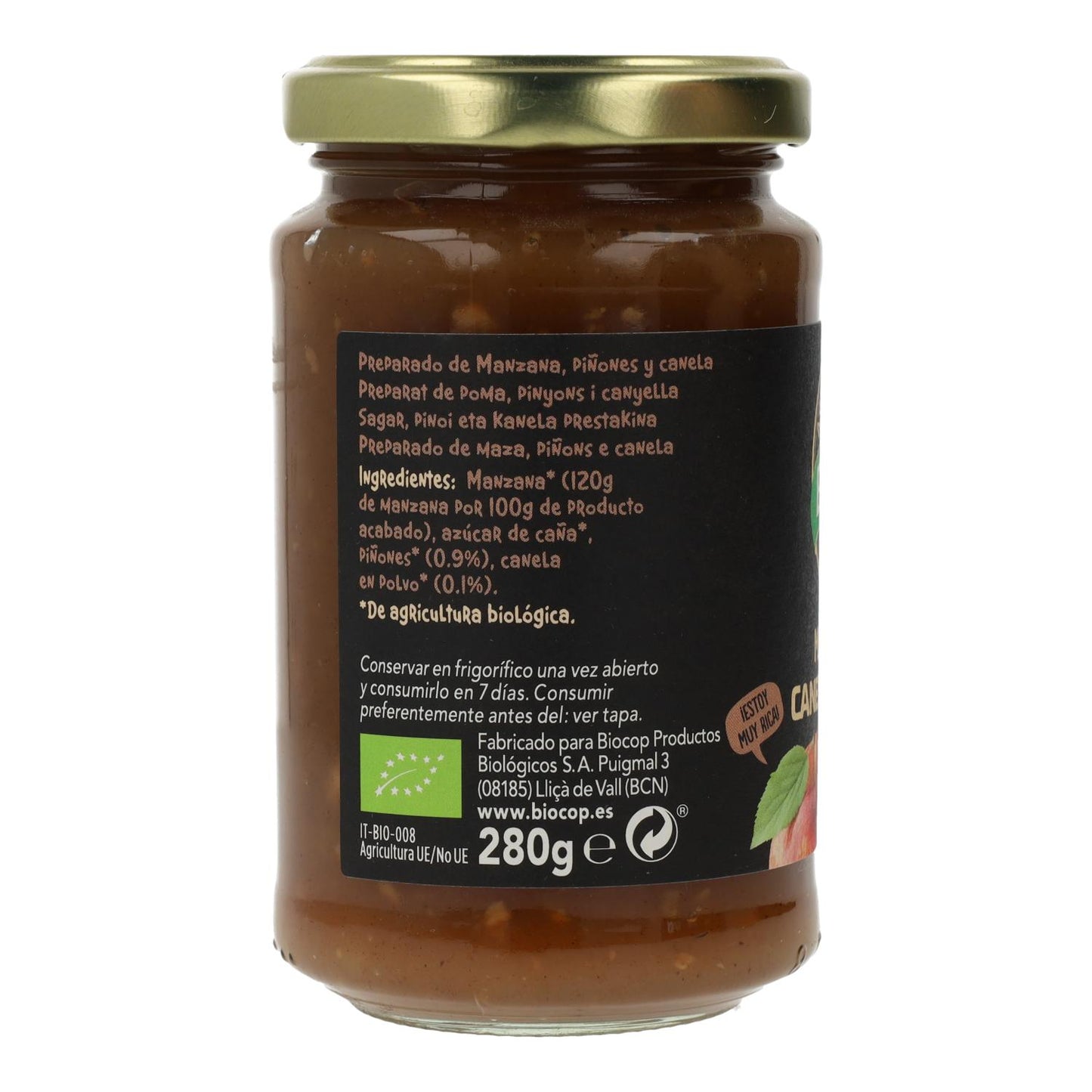Preparado de Manzana, Canela y Piñones BIO Biocop 265g