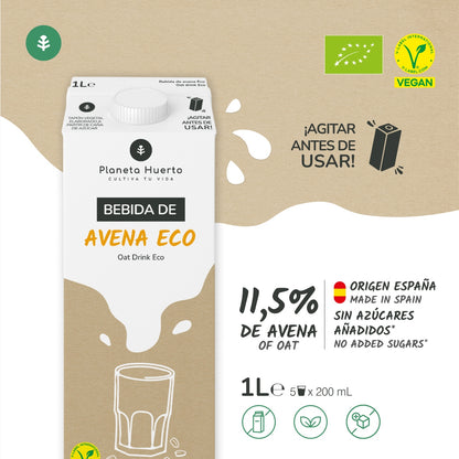 Boisson d'avoine ECO Planet Garden Boisson d'avoine 1L