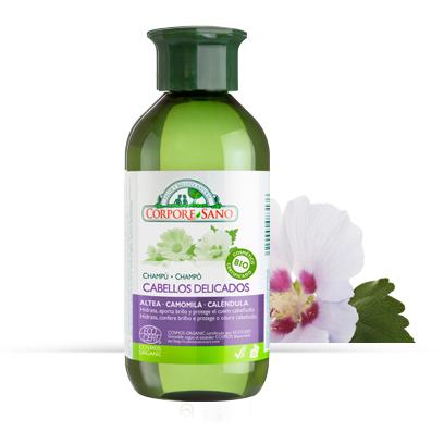 Shampoo per capelli delicati alla camomilla e calendula Corpore Sano 300 ml