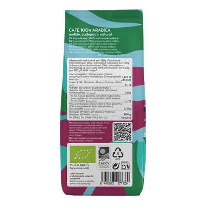 Pack 4x Café moulu Eco 100 % Arabica Planeta Huerto 250 g