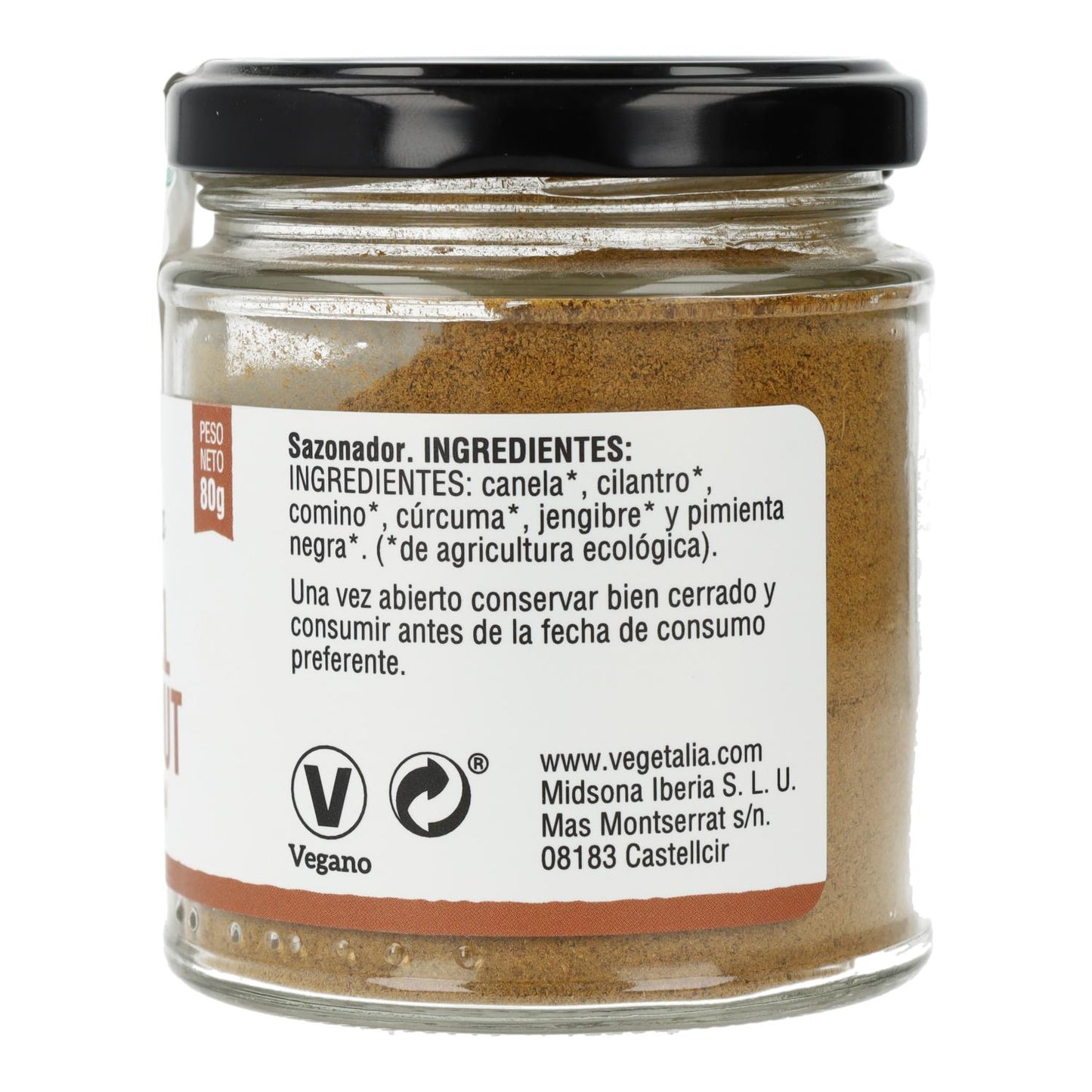 Ras el Hanout Bio Vegetalia 80 g 