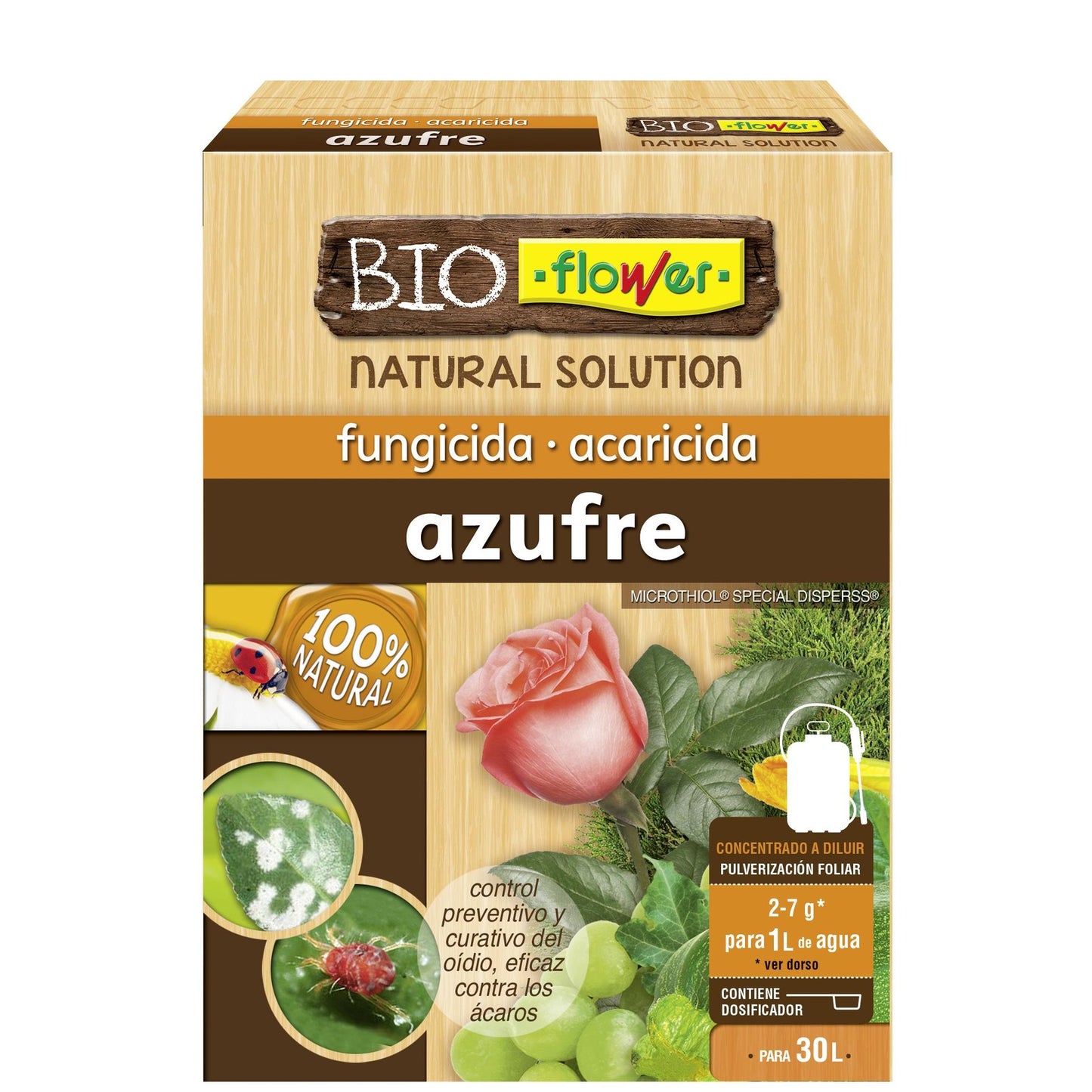 Fungicida acaricida Zolfo Bioflower 6x15 g