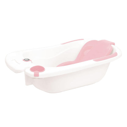 Baignoire anatomique rose avec support Olmitos