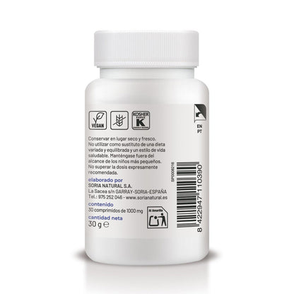 Vitamin B3 Lib. Sostenida, Soria Natural, 30 tabletter