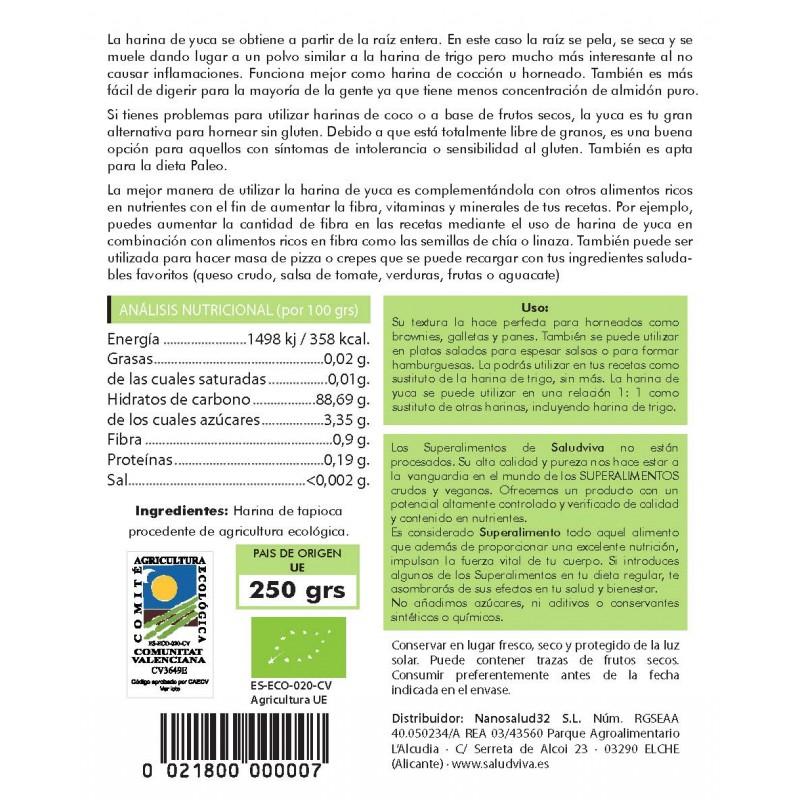 Farine de tapioca Salud Viva 250 g