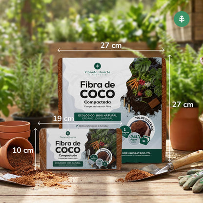 Pak 2xGarden Planet Coco Fibre Substraat 70 Liter