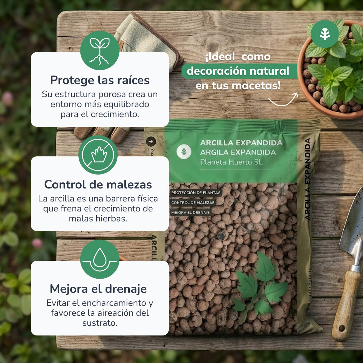 Argilla espansa Planeta Huerto 5 litri