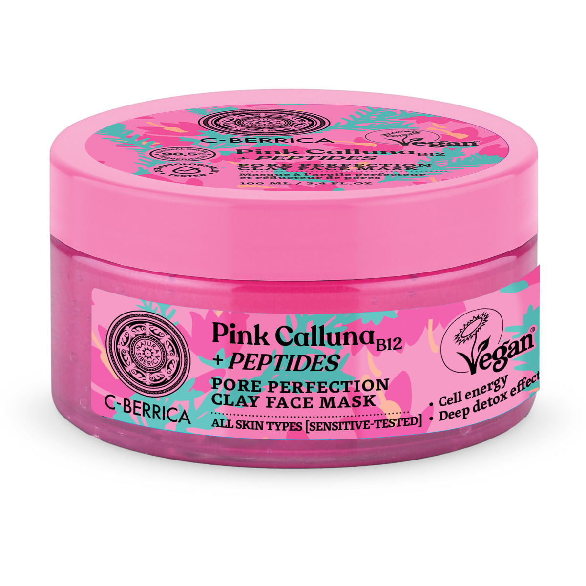 Gezichtsmasker van klei "Perfecte poriën" Natura Siberica 100 ml