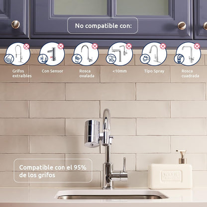 EcoPro Chrome SMR Tappwater Tap Filter