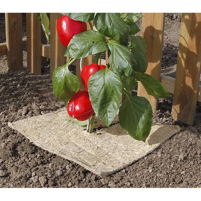 Natuurlijke onkruidwerende bodembedekking Flaxhemp Nortene 0,5 x 3 m