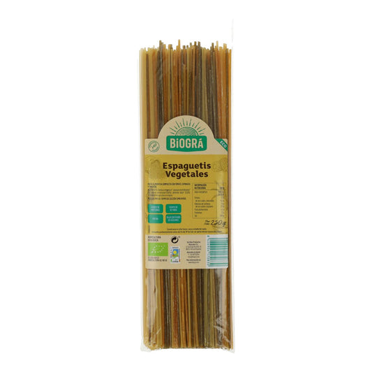 Spaghetti met groenten Biogra 250 g
